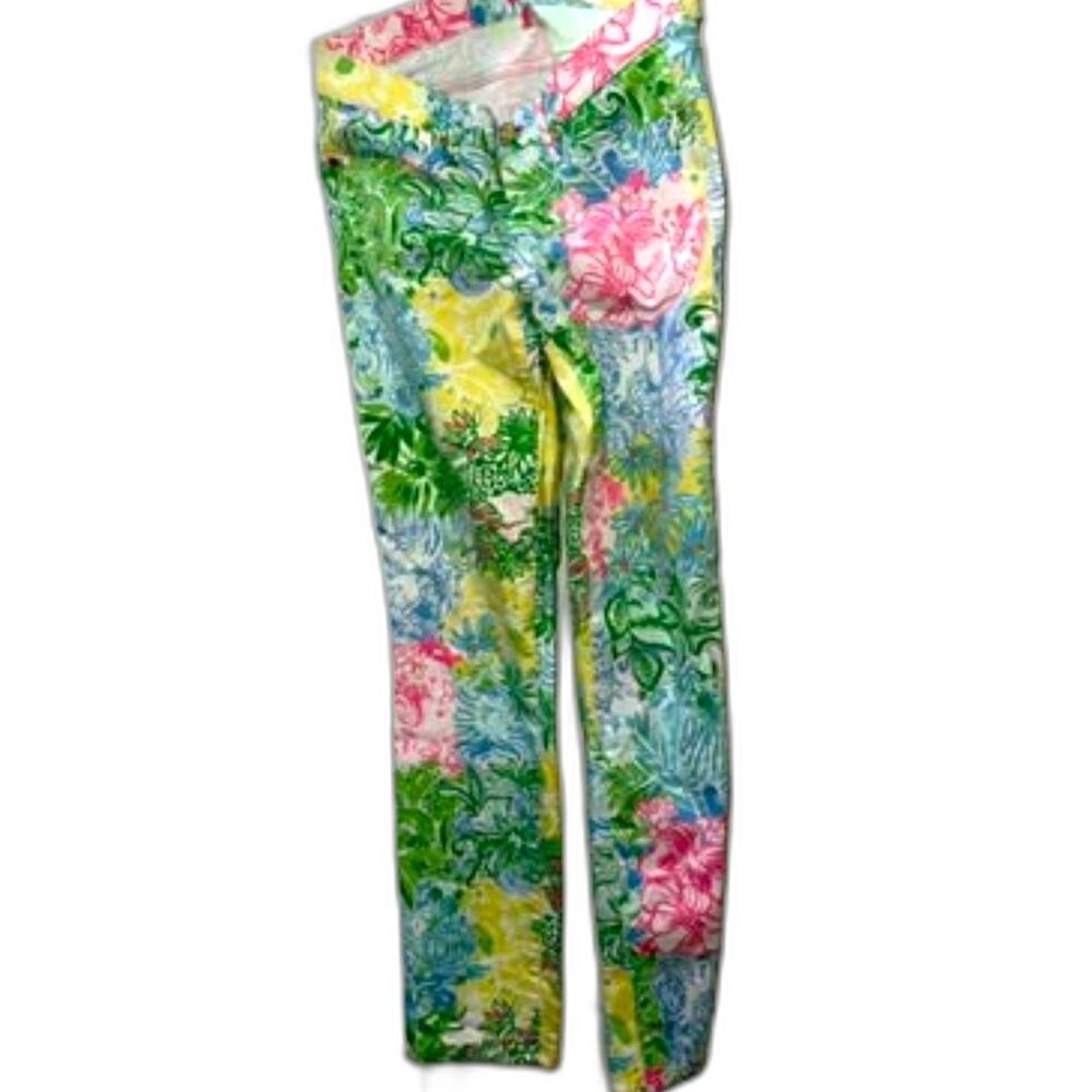 Lilly Pulitzer South Ocean Skinny Pant Jeans Womens Cheek to Cheek